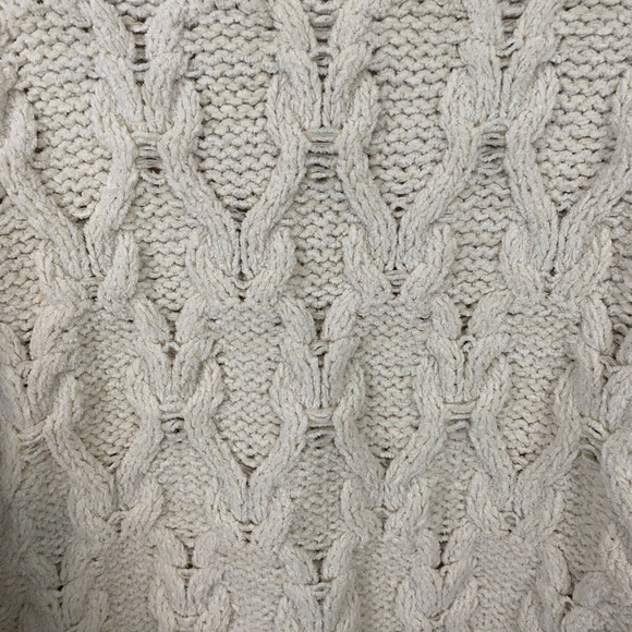Anthro Moth xs/s oversized tunic sweater cableknit - Picture 9 of 10
